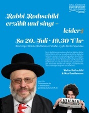 Rabbi Rothschild erzählt und singt – leider:)