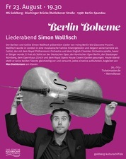 Berlin Boheme. Liederabend Simon Wallfisch