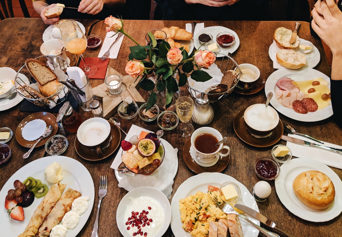 Café im Hinterhof