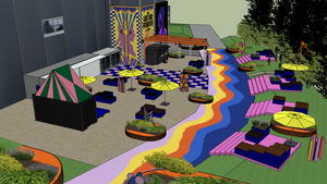 Party im Garten der Künste