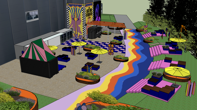 Party im Garten der Künste