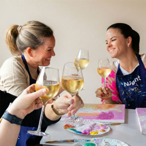 Wine & Paint: Struktur Abstrakt