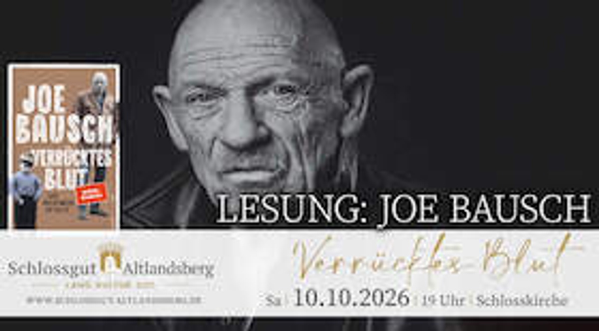 Titelbild der Veranstaltung Joe Bausch: "Verrücktes Blut oder: wie ich wurde, der ich bin"