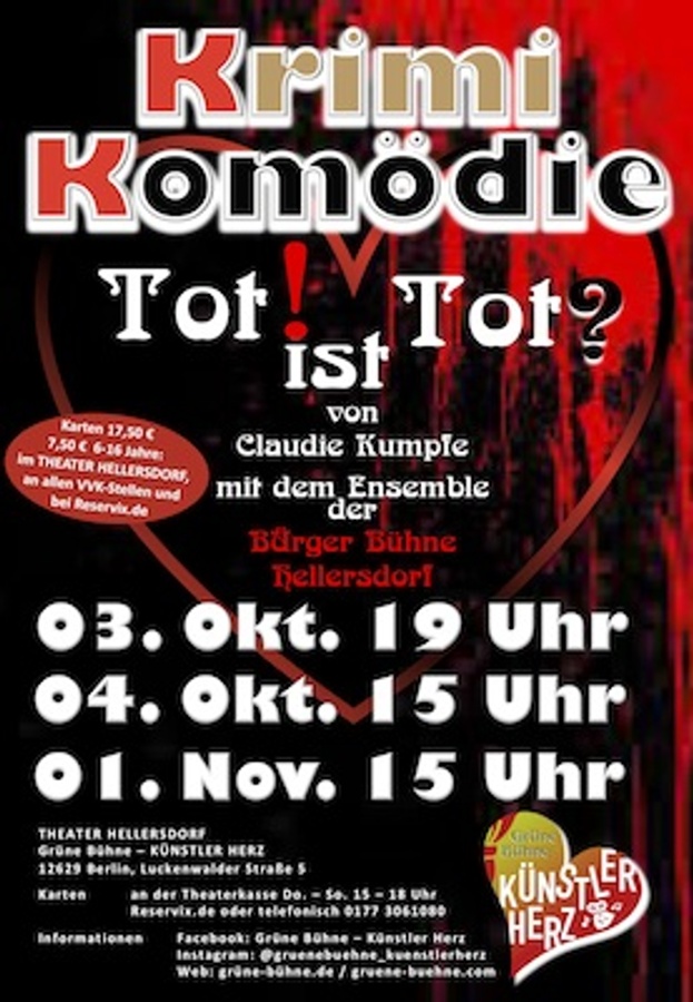 Tot ist Tot - Kriminalkomödie