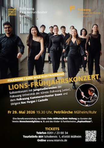 Lions-Benefizkonzert - Folkwang in Mülheim