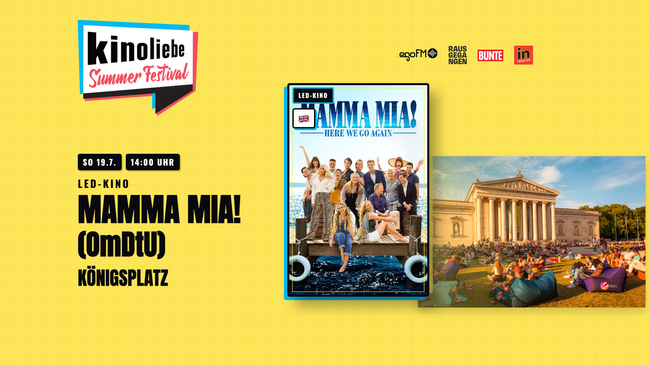 MAMMA MIA! (OmDtU) — ABBA-Musical vor dem WM-Finale — Kinoliebe 2026 · LED