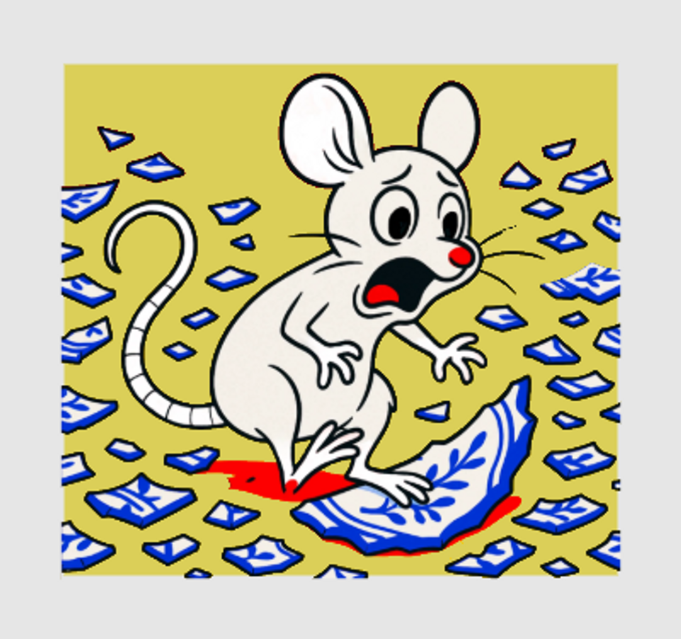 Die Maus im Porzellanladen