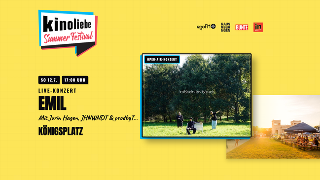 Emil — Open-Air-Konzert — Kinoliebe 2026 · LED