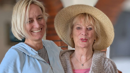 Gerda Kümmel mit Ilona Kümmel