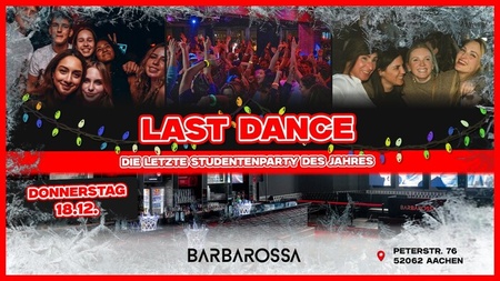 Letzte Studiparty des Jahres - Barbarossa | Do, 18.12.