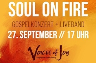 Chorkonzert "Soul on Fire"
