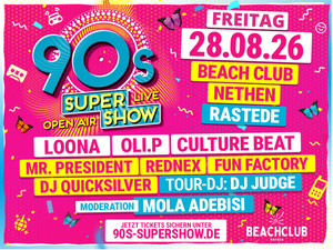 90s Super Show – Live & Open Air
