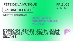 Open Air and Afterparty @Orangerie Neukölln