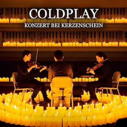 Coldplay Musik bei Kerzenschein