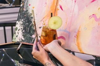 Spritz & Paint: Struktur Abstrakt