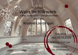 Wein im Klärwerk