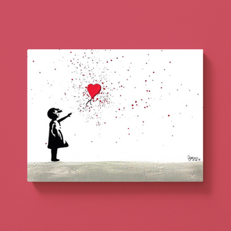 Banksy Girl with Balloon