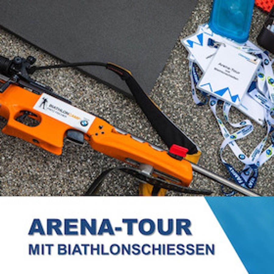 Titelbild der Veranstaltung Arena-Tour mit Biathlonschießen