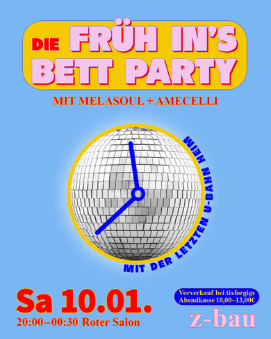 Die Früh-ins-Bett Party w/ MelaSoul & Amecelli