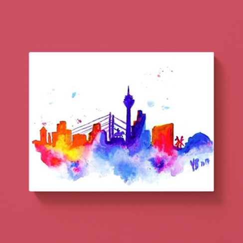 Skyline deiner Stadt