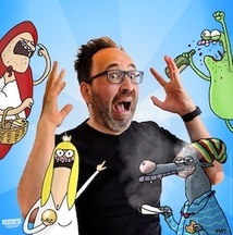 „Halt die Fresse, Rapunzel!“ von und mit PIERO MASZTALERZ - CARTOONS & ANIMATIONEN