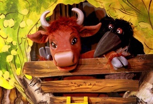 ”MAMA MUH - die verrückteste Kuh der Welt“ von Jujja Wieslander und Sven Nordqvist: Kammerpuppenspiele Bielefeld