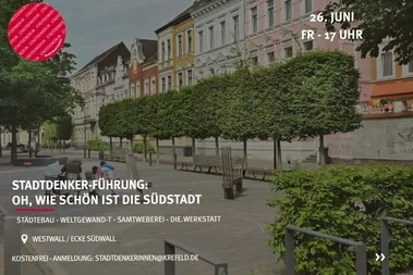 Stadtdenker-Führung: Oh, wie schön ist die Südstadt (verschoben!)