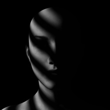 Schatten und Lippen