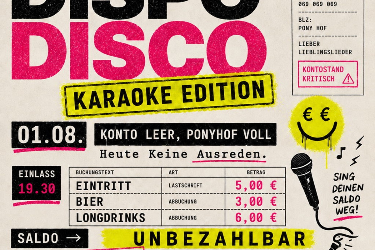 DISPO DISCO I Karaoke – Ponyhof Club Nightevent