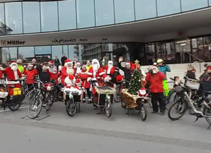 Zubringer zum Weihnachtsradeln in Mönchengladbach