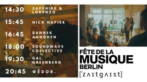❤️‍🔥 FÊTE DE LA MUSIQUE 2025 im Zeitgeist Zentrum 🎶🎉