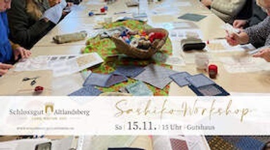 Textilworkshop mit Birgit Paschke  „Japanische Sticktechnik Sashiko“