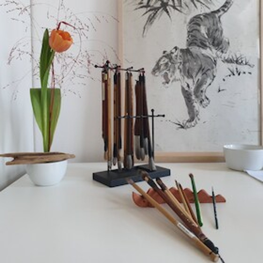 Titelbild der Veranstaltung "Sumi-e" - Japanische Tuschemalerei