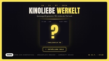 Kinoliebe Werkelt - Tickets bald - Kinoliebe 2026 - LED