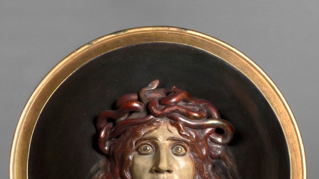 Arnold Böcklin, Schild mit dem Haupt der Medusa, 1887