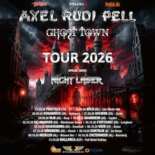 AXEL RUDI PELL – Ghost Town European Tour 2026 meets Warehouse Seven