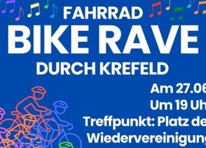 Bike Rave durch Krefeld