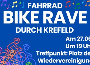 Bike Rave durch Krefeld