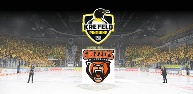 Krefeld Pinguine vs. Grizzlys Wolfsburg - Spieltag 18