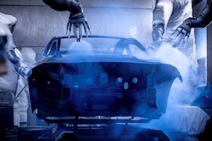 Blick hinter die Kulissen - der Lackierung