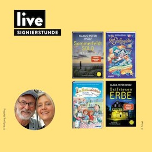 SIGNIERSTUNDE: Klaus-Peter Wolf und Bettina Göschl