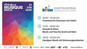 Fête de La Musique im Stadtteilzentrum Prenzlauer Berg