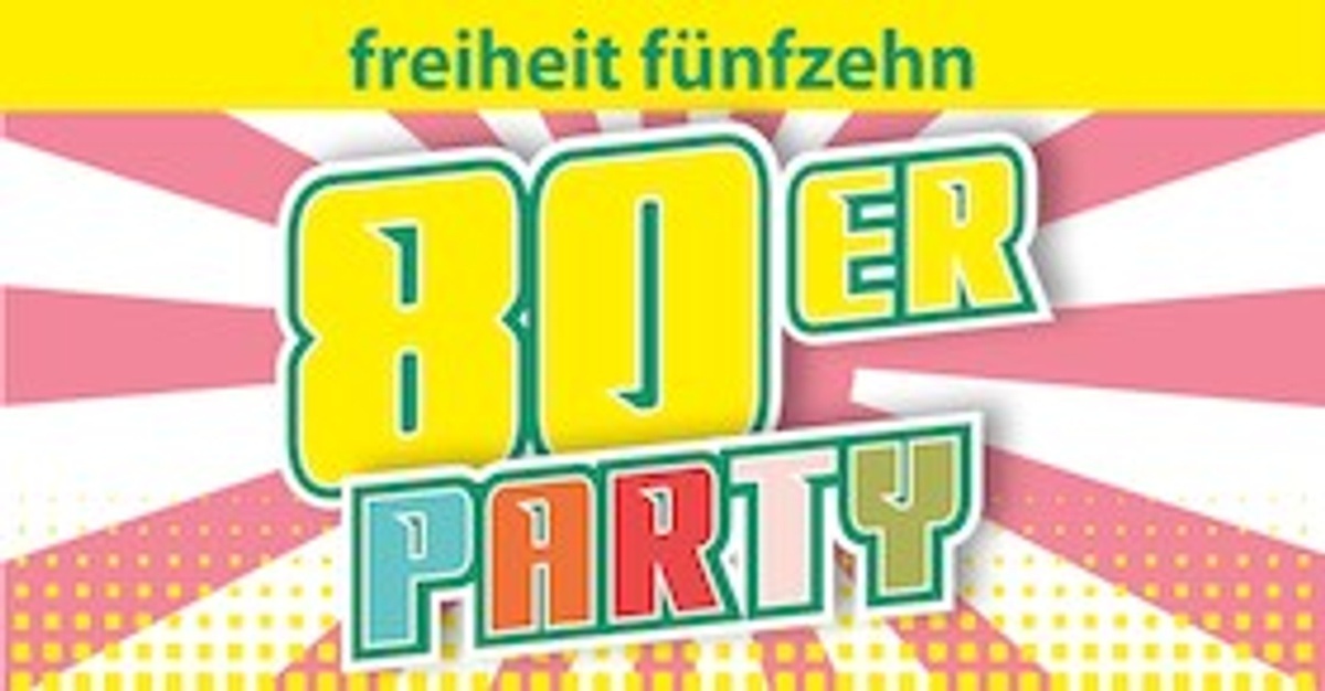 Titelbild der Veranstaltung 80er Party