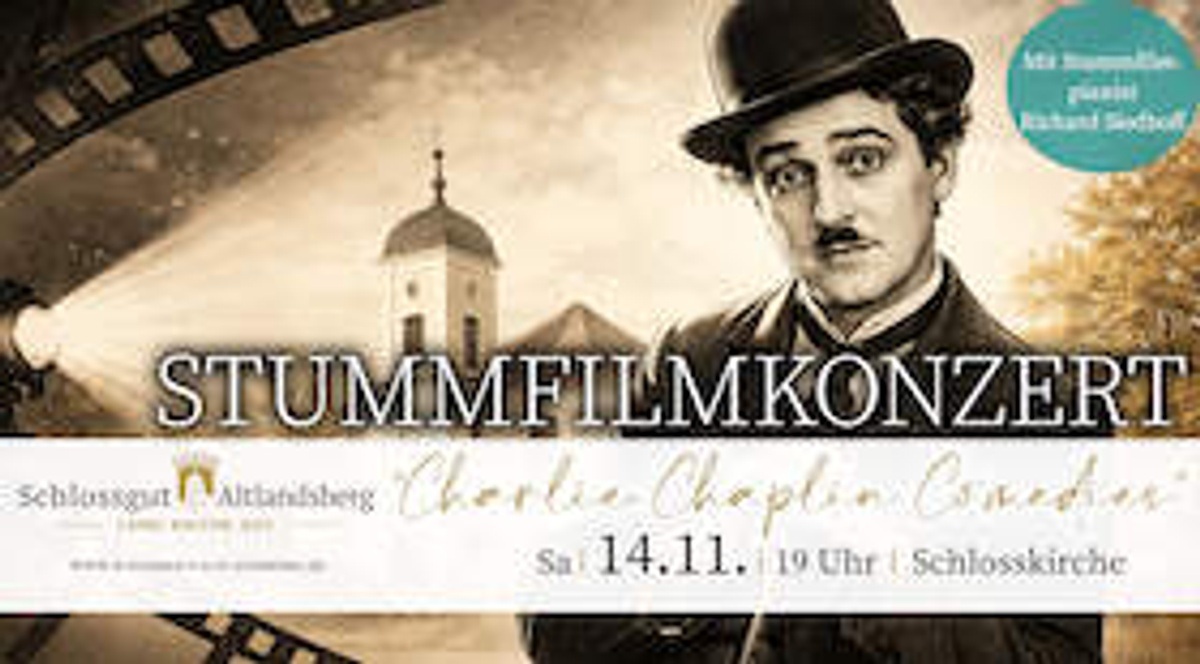 Titelbild der Veranstaltung Stummfilmkonzert: "Charlie Chaplin Comedies"