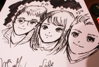 LIVE-ILLUSTRATION: Dein eigenes Portrait im Manga-Stil!