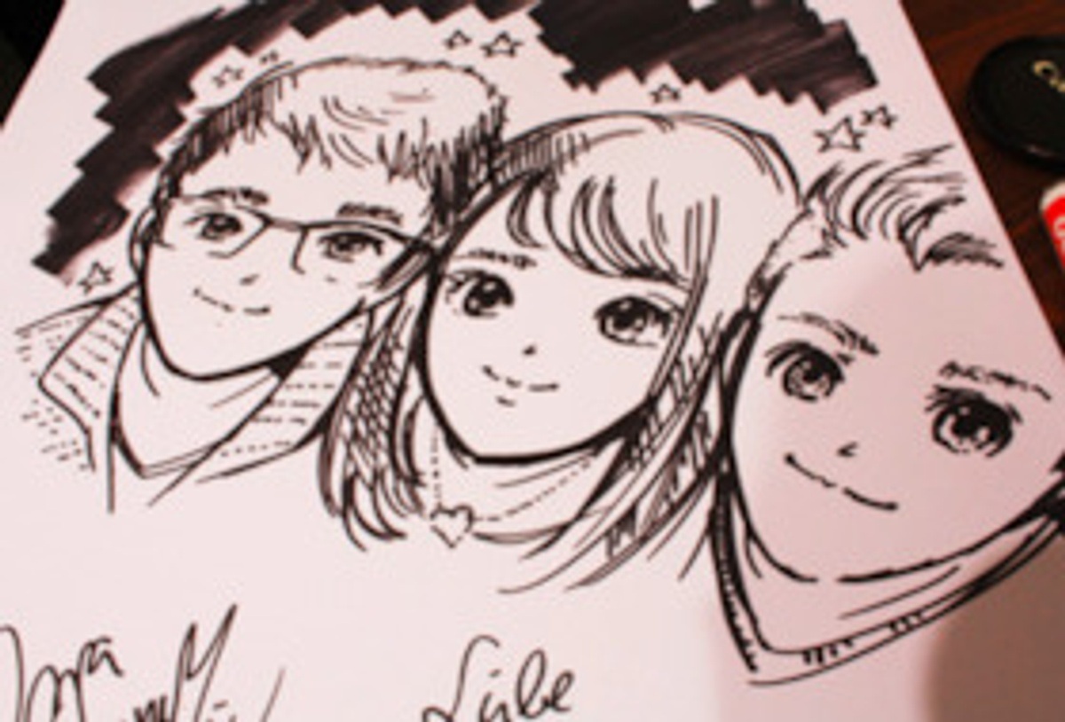 LIVE-ILLUSTRATION: Dein eigenes Portrait im Manga-Stil!