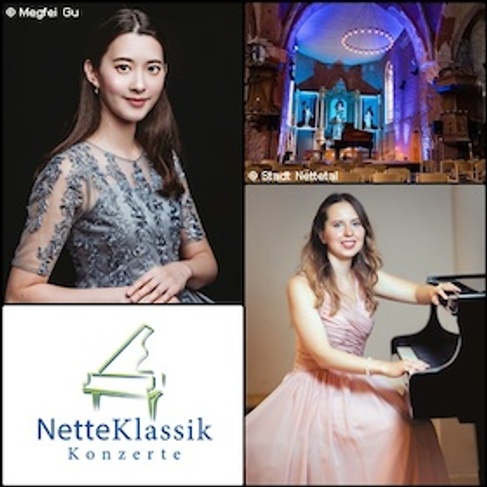 Anna Erofeeva und Mengfei Gu am Flügel