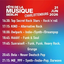 Fête de la Musique 2026 in Berlin Charlottenburg