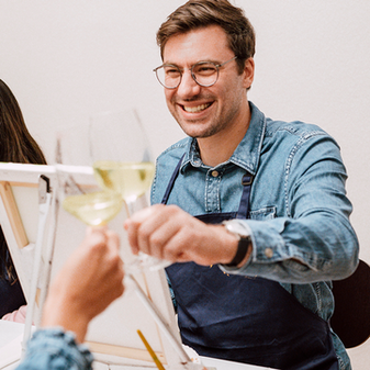 Wine & Paint: Struktur Abstrakt