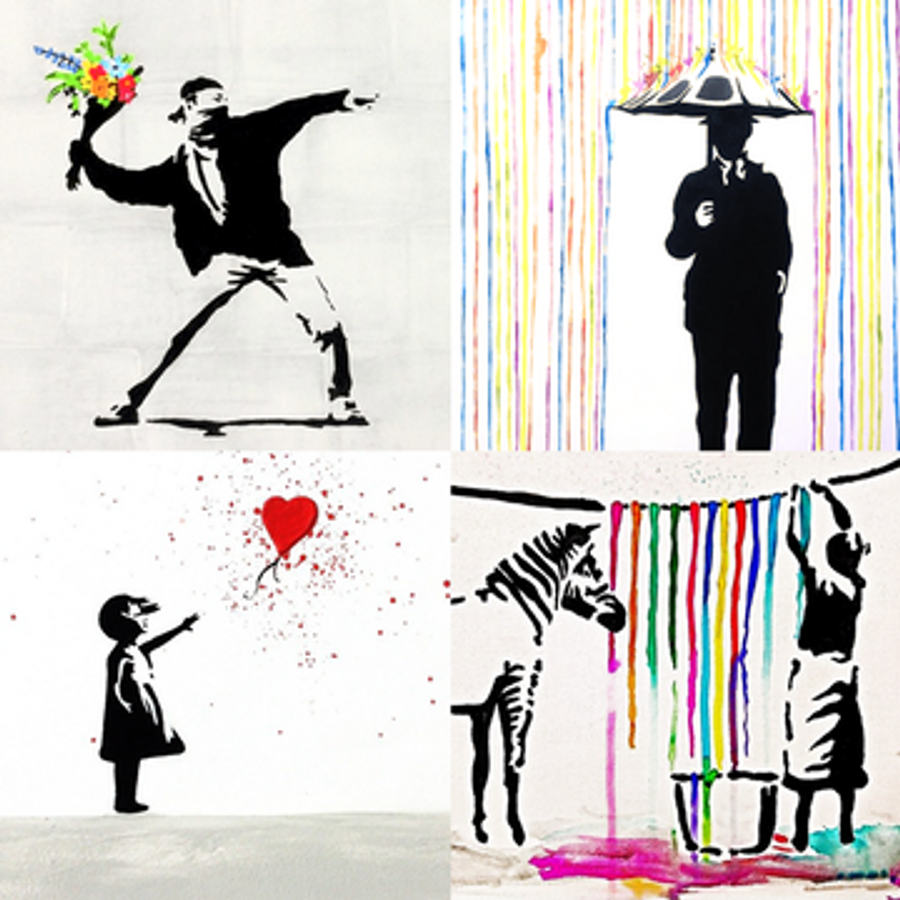 Titelbild der Veranstaltung Banksy: Street-Art-Kollektion